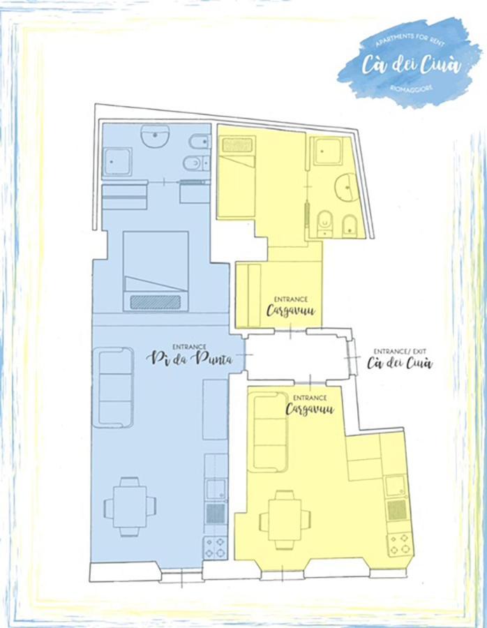 Ca Dei Ciua, Terre Marine Appartement Riomaggiore Buitenkant foto
